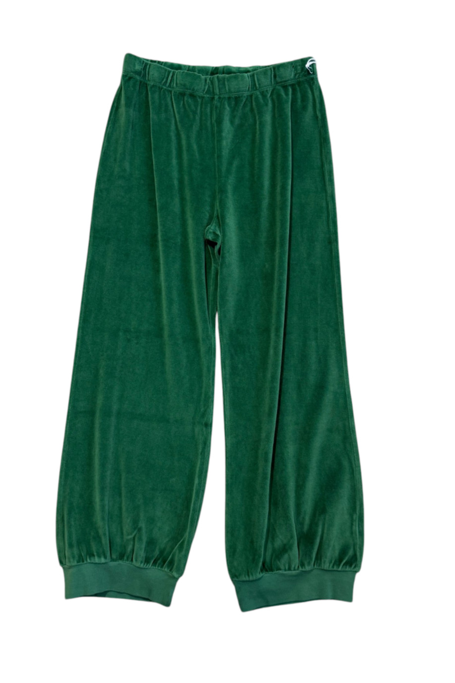 NWT Suzie Kondi Tosk High Waist Harem Pants in Velour Emerald Size M