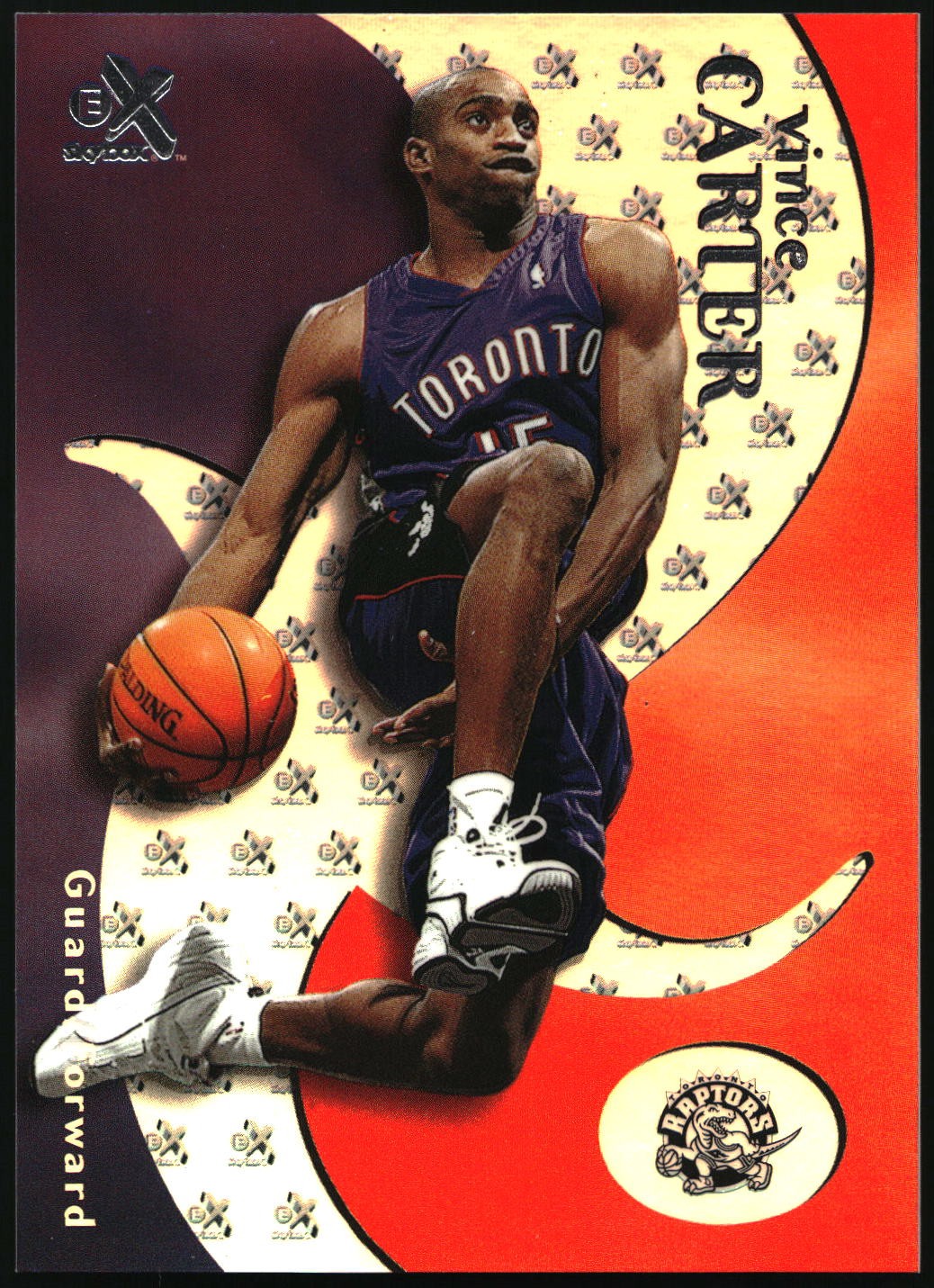 1999-00 E-X Vince Carter #16 Toronto Raptors