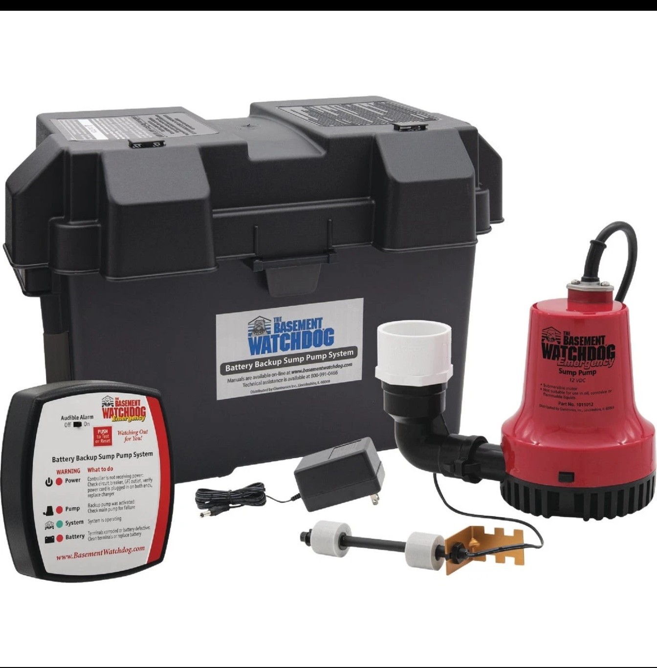The Basement Watchdog Emergency Backup Sump Pump System BWE Basement Watchdog The Basement Watchdog Emergency Backup Sump Pump System BWE Basement Watchdog