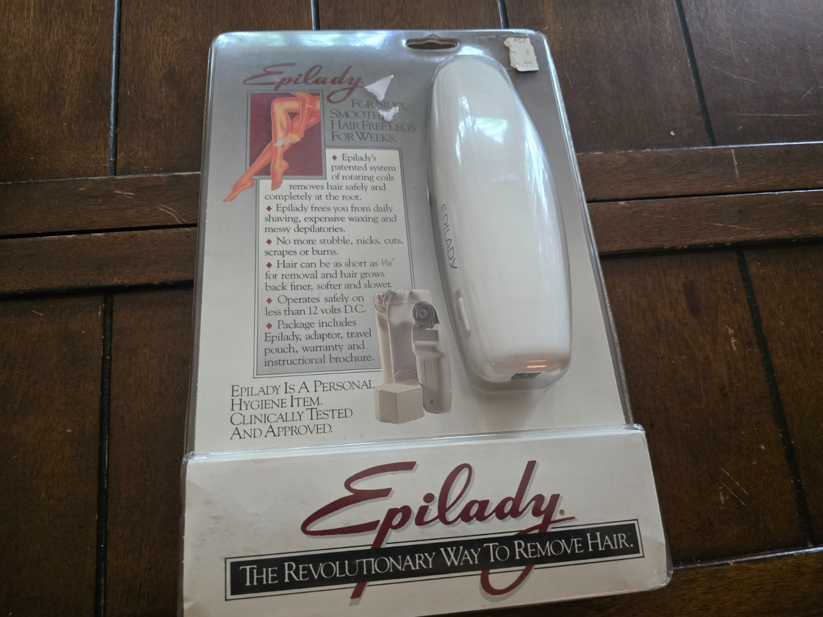 VTG 80\'s Epilady C1000 3 Coil Epilator White Hair Removal NEW SEALED