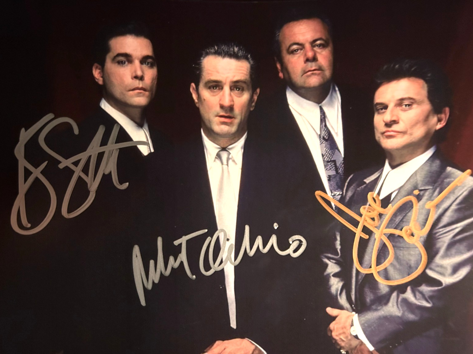 GOODFELLAS Signed (DeNiro, Pesci, Liotta) Original Autographs 8x10