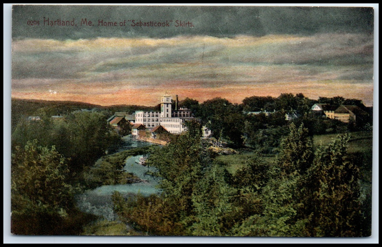 Postcard Hartland, Me. Home Of Postcard Hartland, Me. Home Of