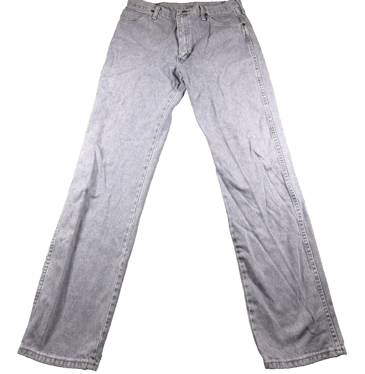 Vintage Wrangler Jeans Mens 33x35 Lavender Gray Purple Made USA Cowboy Western