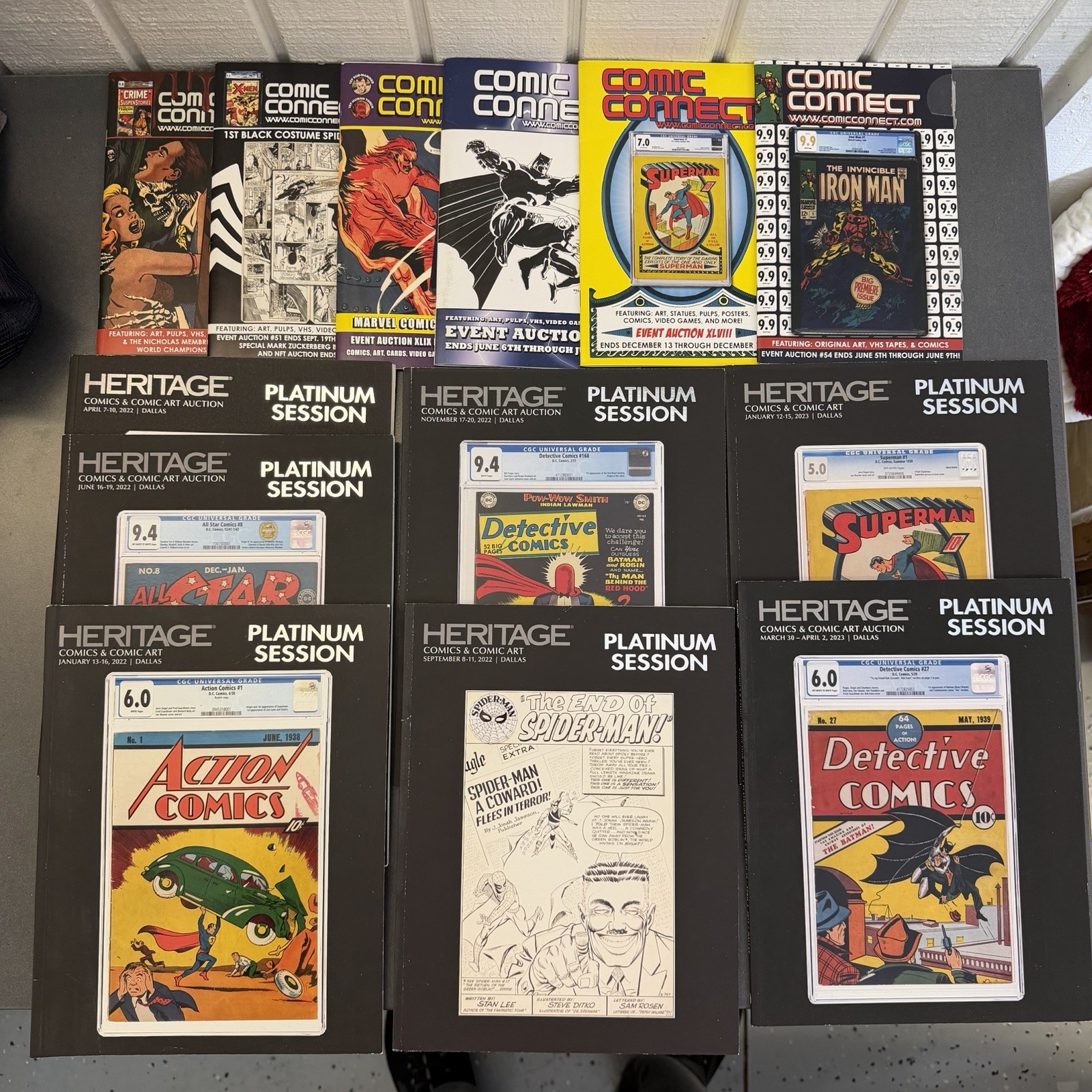 Lot 7 Heritage Auction PLATINUM SESSION Comic Book Catalogue 2022 2023 & Bonus