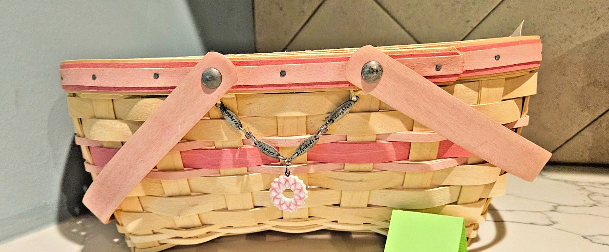 Longaberger Horizon of Hope Breast Cancer Basket **NEW**