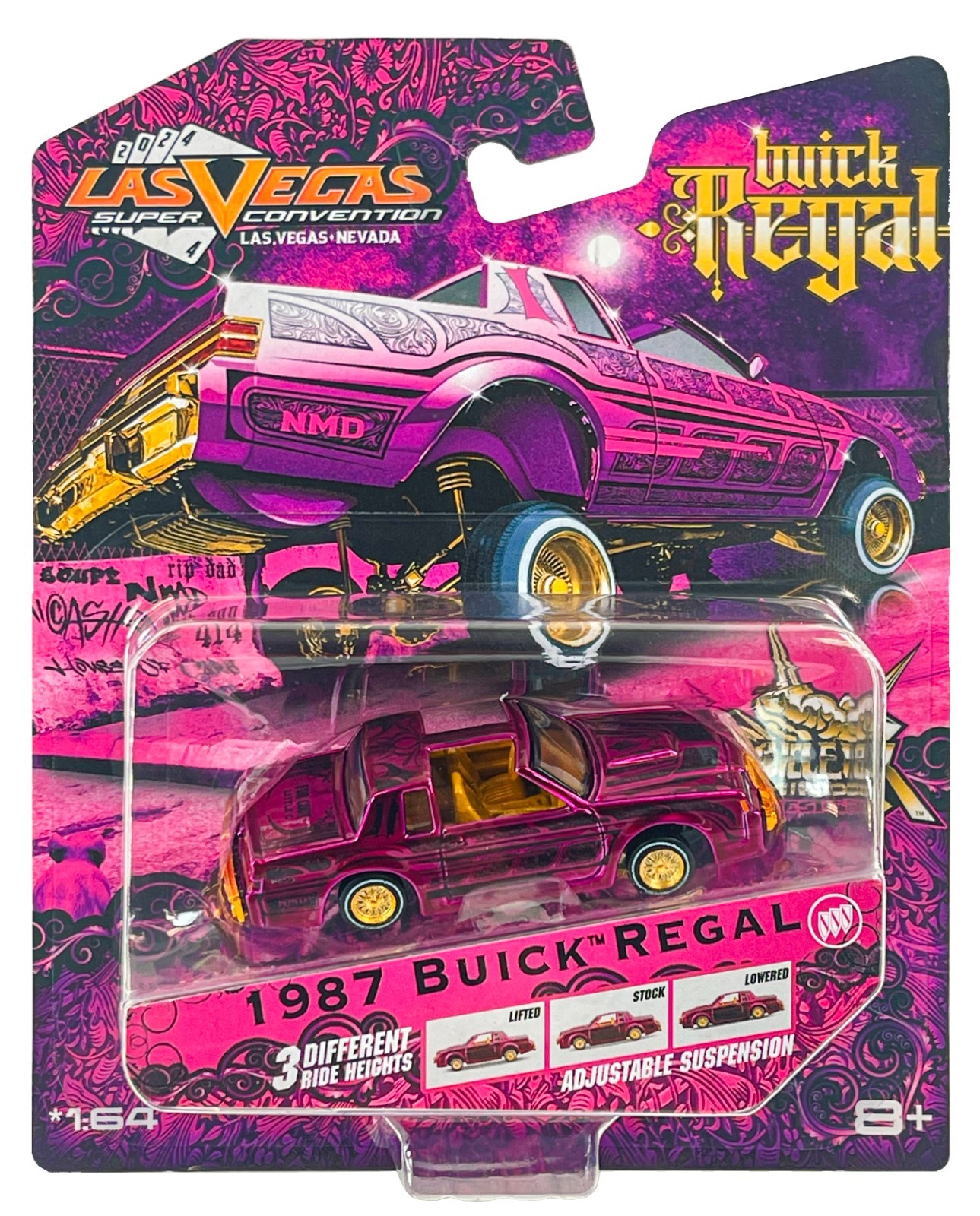 2024 Las Vegas Super Convention Maisto Exclusive Regal Pink Lowrider