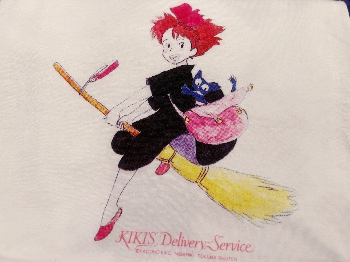 Vintage Kiki's Delivery Service T-Shirt Studio Ghibli Mononoke Totoro Nausicaa