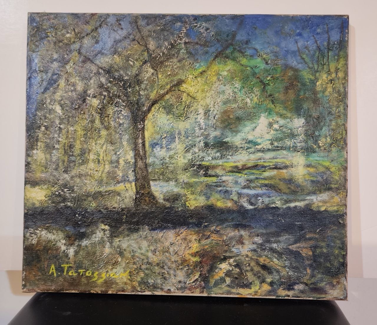 Armand Tatossian, Armenian Canadian Canvas Landscape Armand Tatossian, Armenian Canadian Canvas Landscape