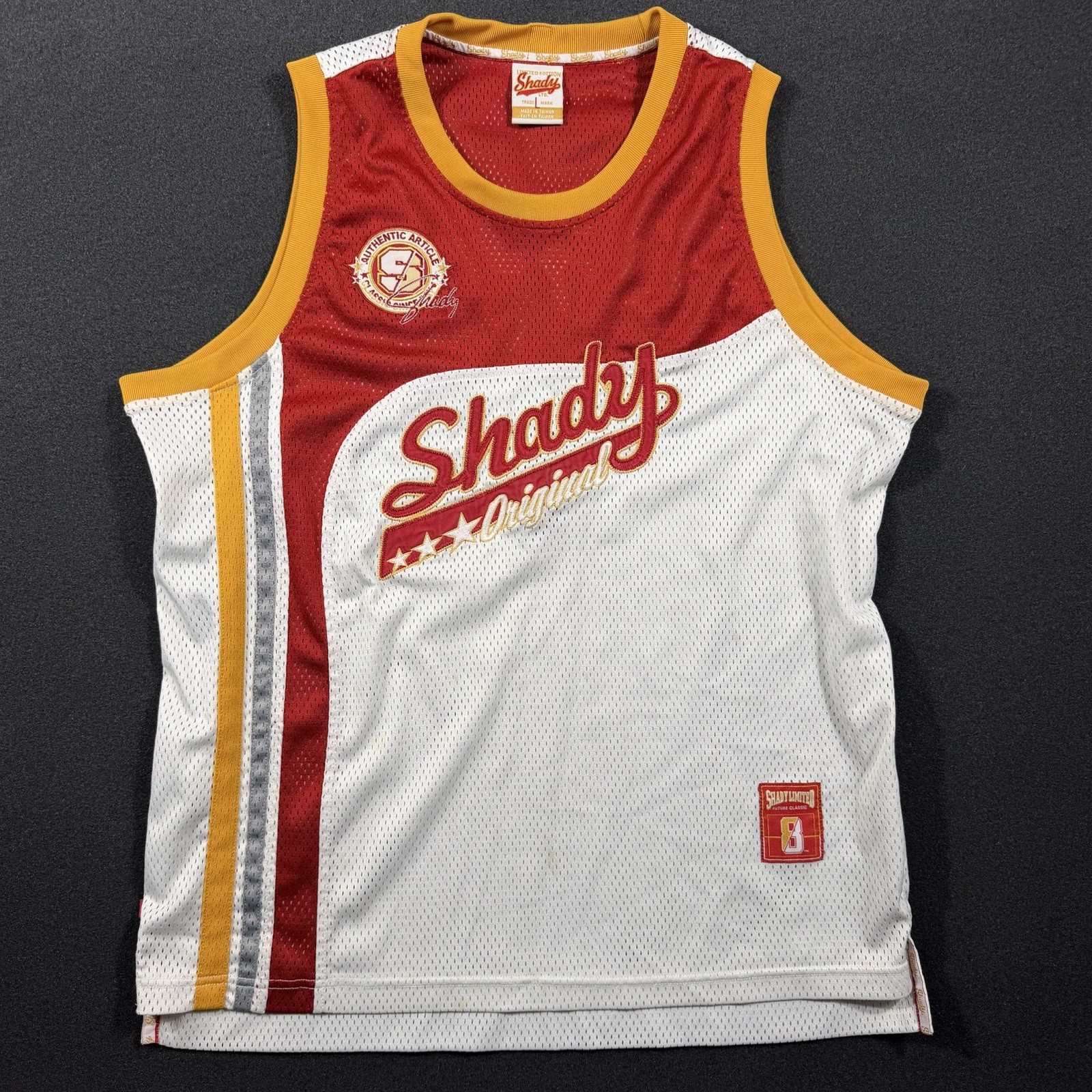 Vintage Shady Ltd Limited Original Mesh Basketball Jersey Men\'s Large Eminem