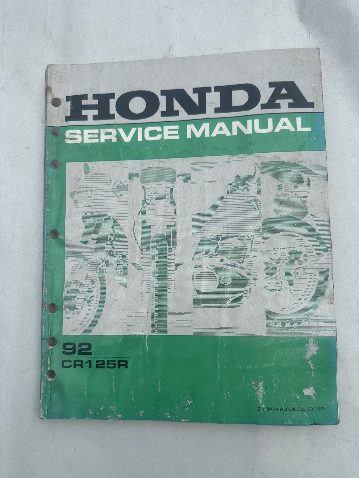 Honda Shop Service Repair Manual Book 1992 CR125R CR125 CR 125 125R Honda Shop Service Repair Manual Book 1992 CR125R CR125 CR 125 125R