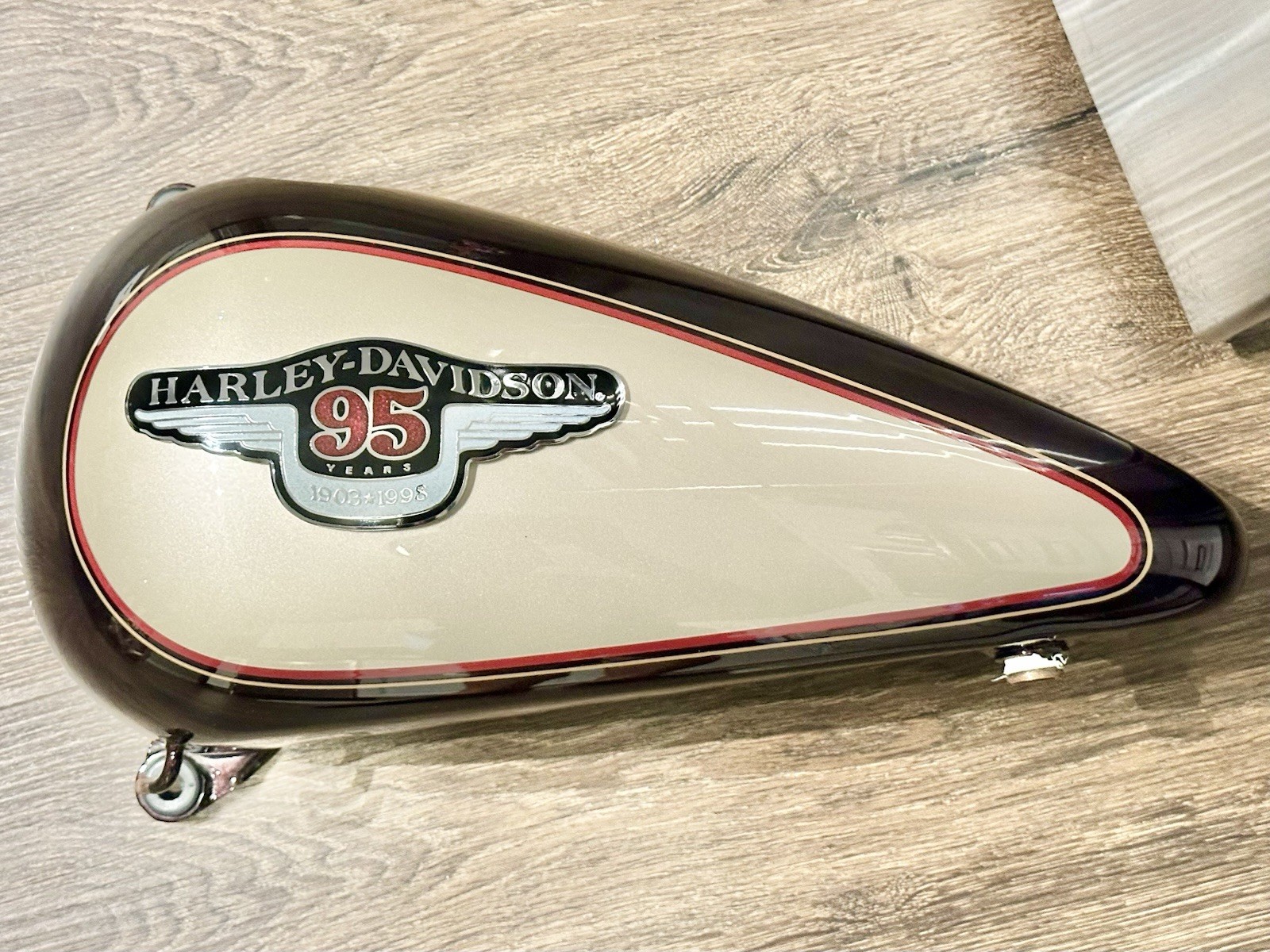OEM 1998 Harley-Davidson Fat Boy FLSTF Gas Tank 95th Anniversary Left Split