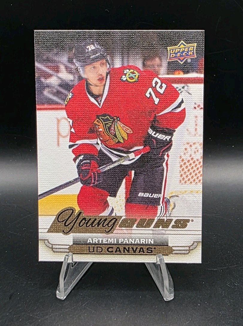 2015-16 Upper Deck UD Canvas Young Guns Artemi Panarin #C108 Rookie RC 2015-16 Upper Deck UD Canvas Young Guns Artemi Panarin #C108 Rookie RC