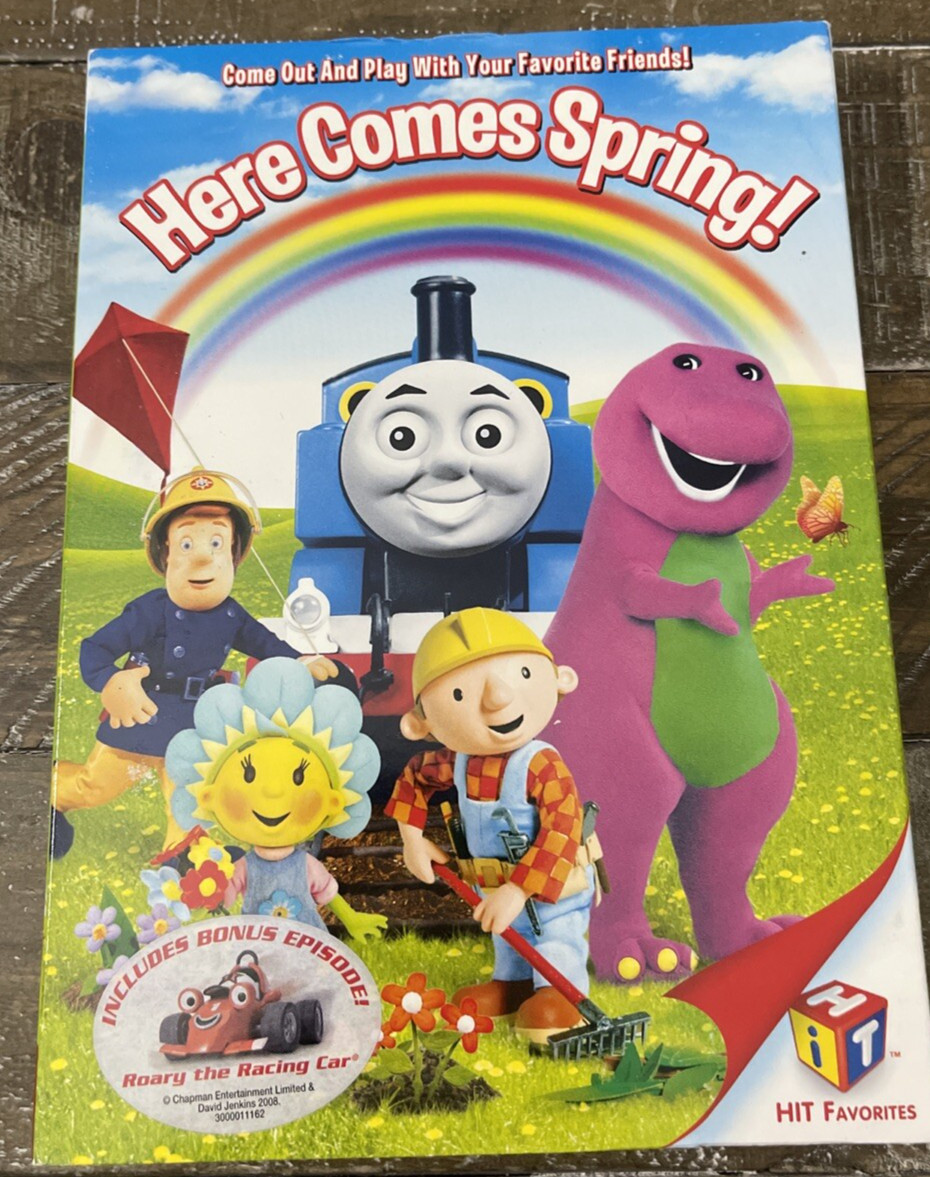 Barney’s Here Comes Spring DVD With Rare Slipcover