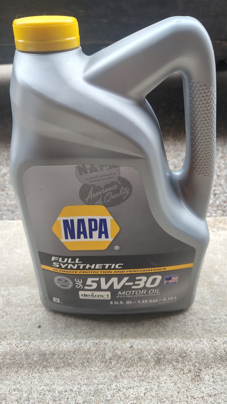 NEW NAPA SAE 5W-30 Full Synthetic Motor Oil 5 Quart 1.25 Gallon Jug 75-521