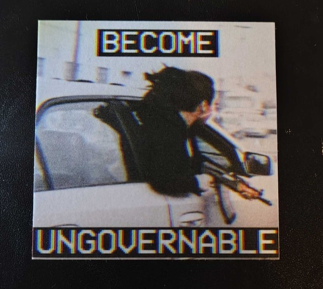 Become Ungovernable Sticker Become Ungovernable Sticker