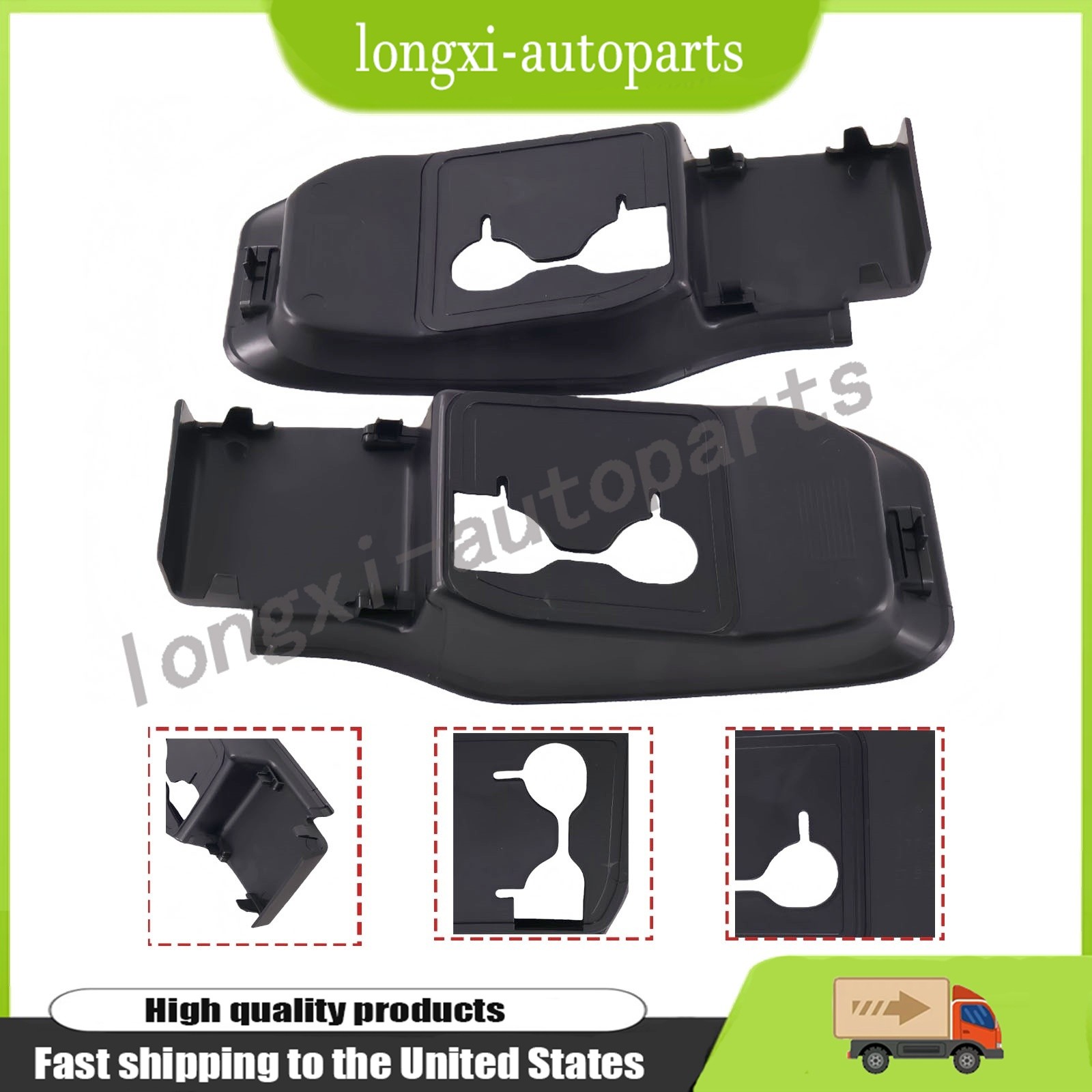 Frt Bumper Towing Hook Hole Cap For Super Duty F-250 F-350 2023-2025 LH RH Pair Frt Bumper Towing Hook Hole Cap For Super Duty F-250 F-350 2023-2025 LH RH Pair