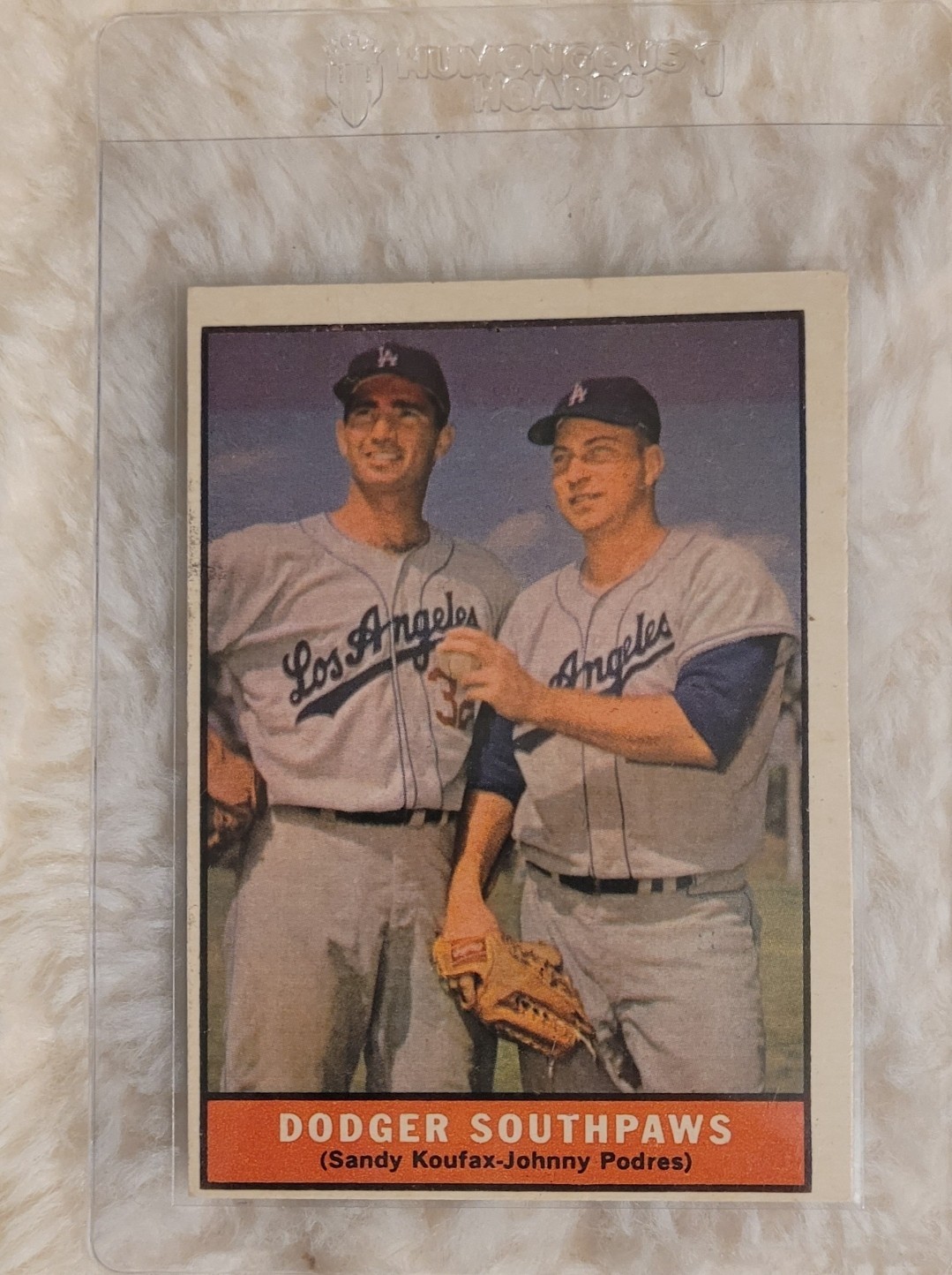 1961 Topps - Sandy Koufax, Johnny Podres #207