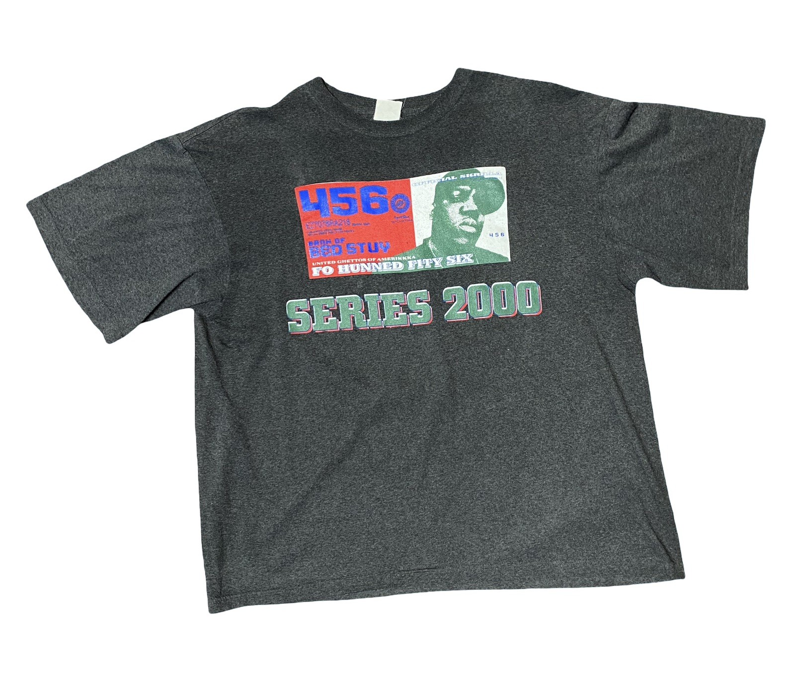 RARE 1999/2000 Notorious BIG Bank of Bedstuy Biggie VTG Rap Tee Bad Boy XXL RARE 1999/2000 Notorious BIG Bank of Bedstuy Biggie VTG Rap Tee Bad Boy XXL