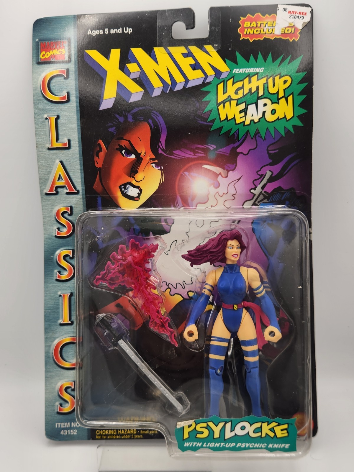 Classic X-Men set of 6 with light up weapons Toy Biz 1996-Wolverine, Gambit more