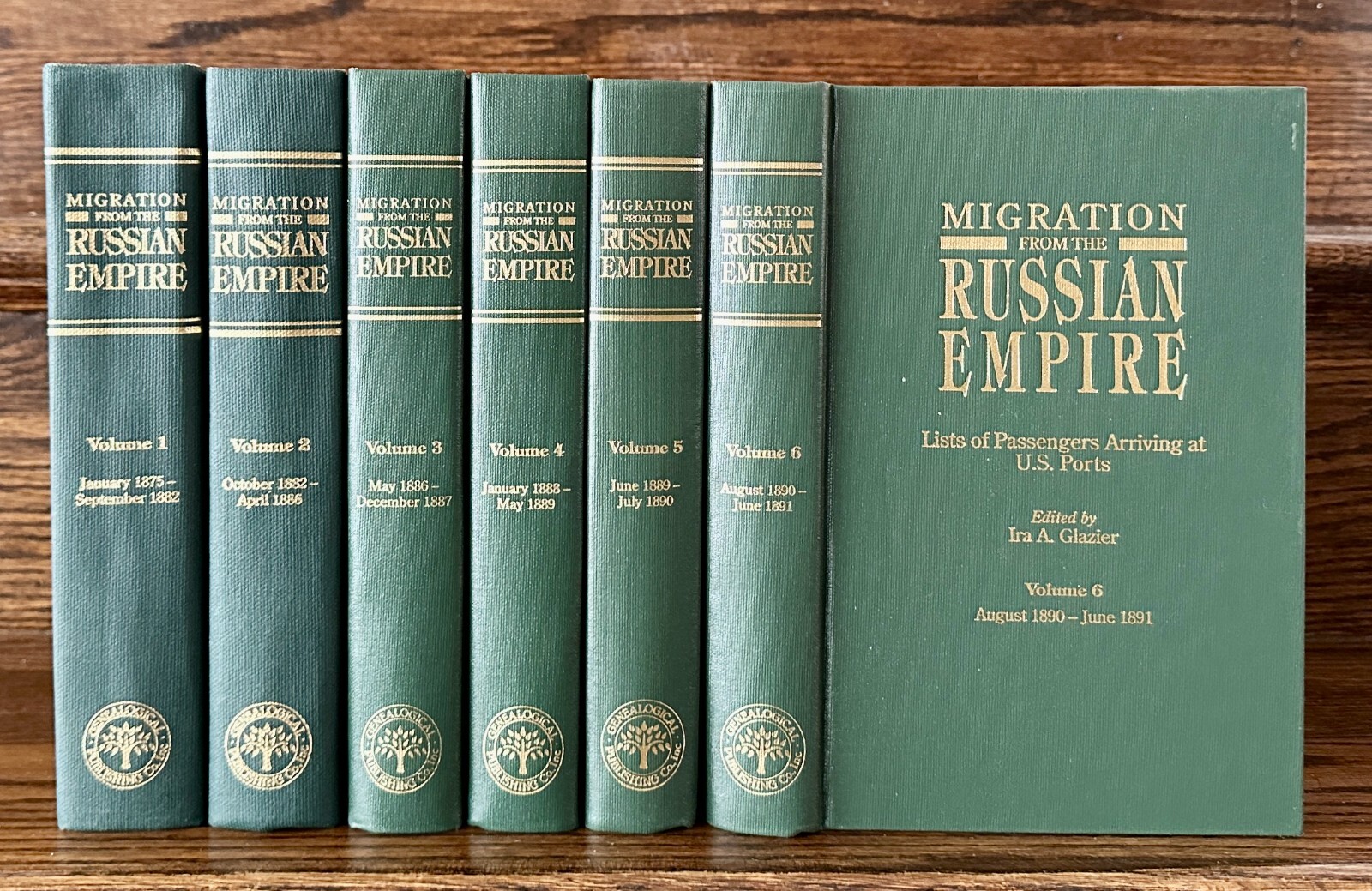 Migration from the Russian Empire, Edited by Ira A. Glazier (Six Volumes) Migration from the Russian Empire, Edited by Ira A. Glazier (Six Volumes)