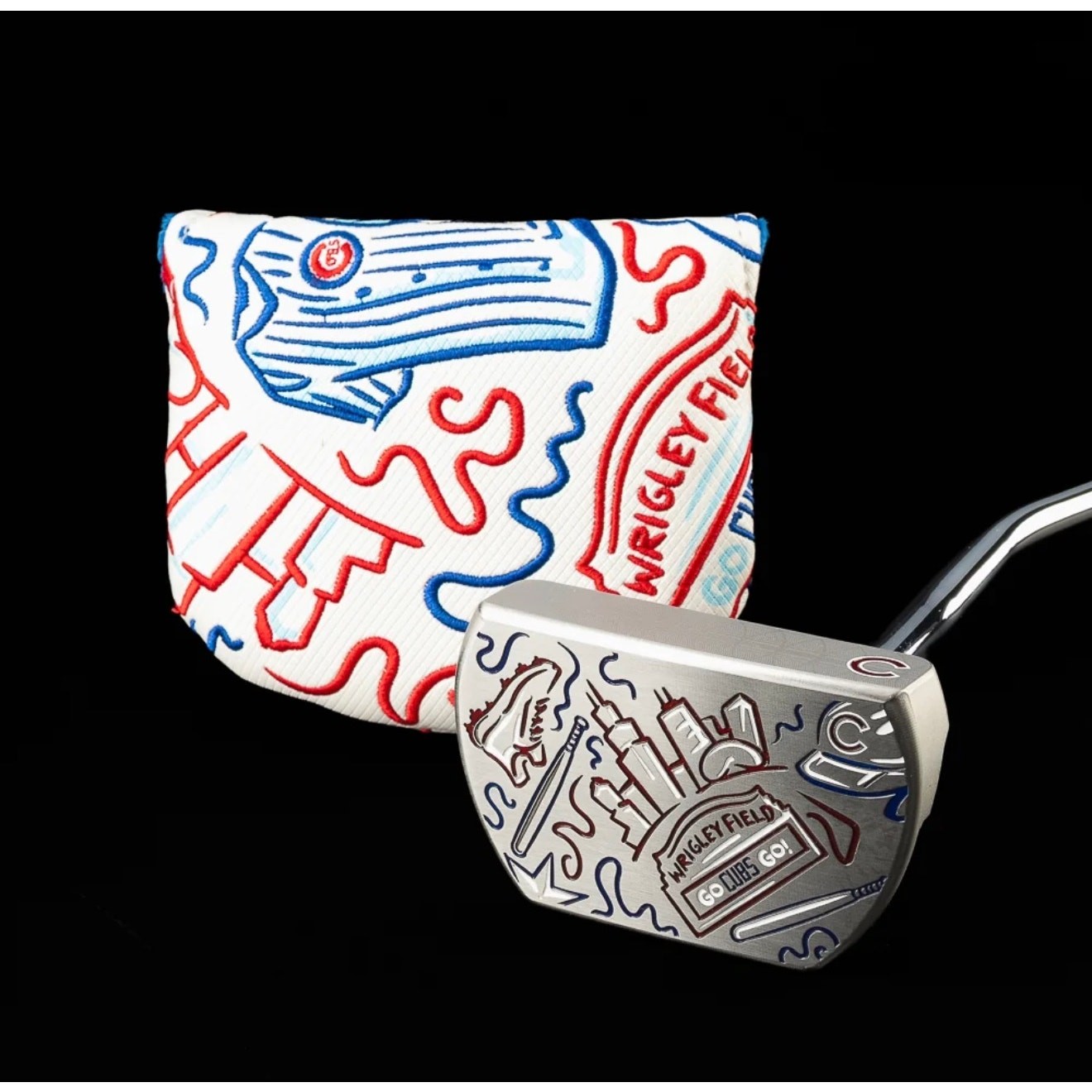 SWAG Golf Chicago Cubs Wrigleyville Boss 2.0 Putter Limited Edition Wrigley