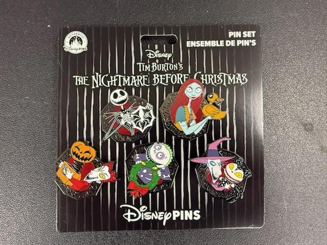 Disney Parks Trading Pin Nightmare Before Christmas Exclusive Set Of 5 Jack