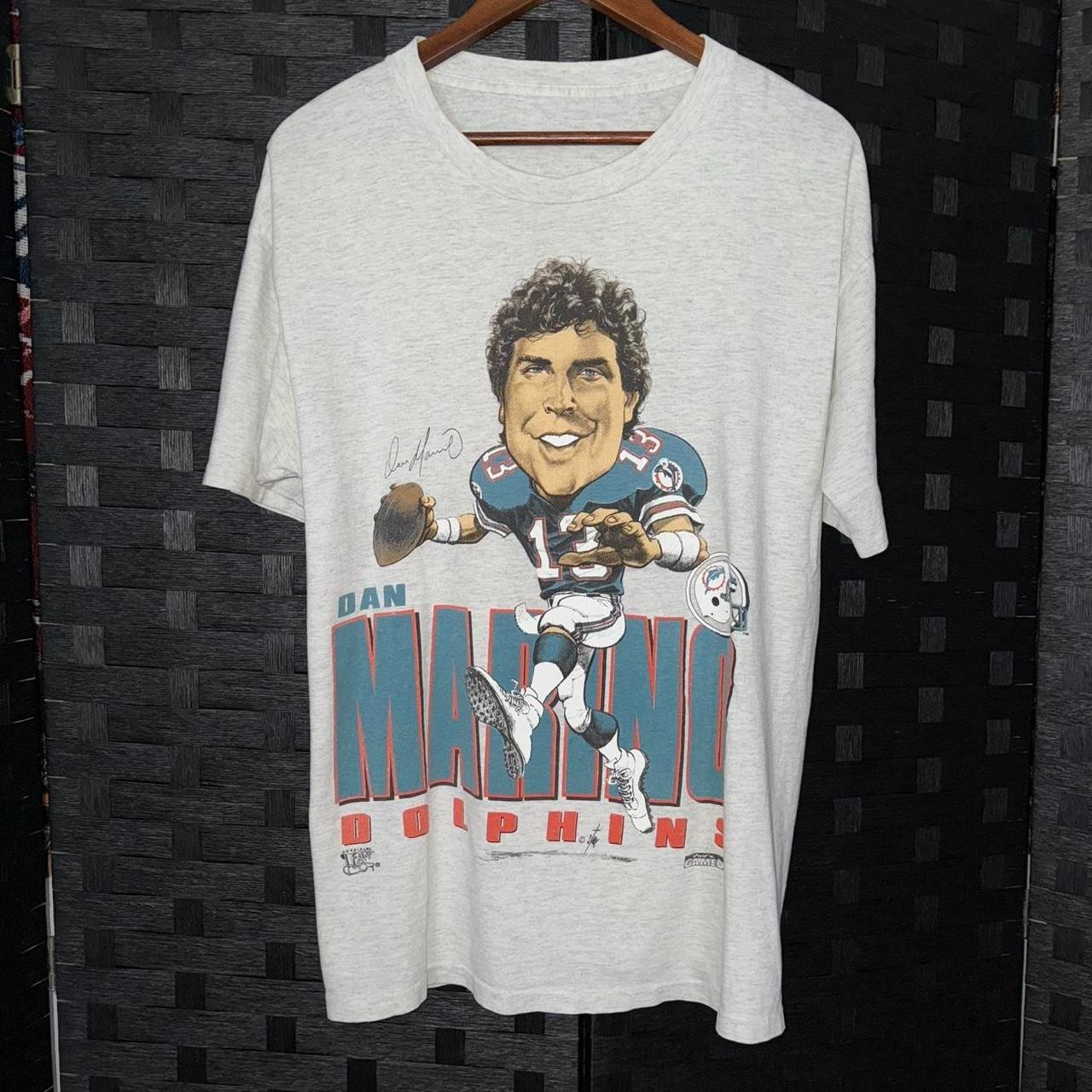 Vintage 1994 NFL Miami Dolphins Dan Marino Caricature shirt AN61846