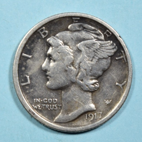 1917 S Mercury Dime ~ XF EXTREMELY FINE ~ US Silver Coin Collectible