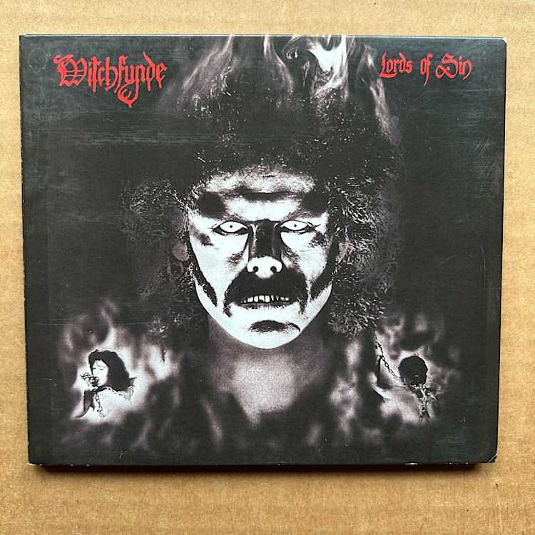 WITCHFYNDE LORDS OF SIN CD 2012 issue of 1982 album in digi pack - only light si