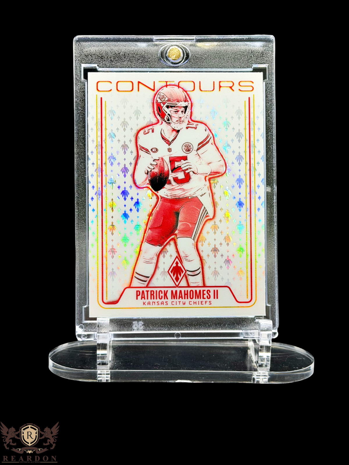 Patrick Mahomes RARE COLOR MATCH Panini SILVER HOLO Chiefs SSP STYLE CARD Chiefs