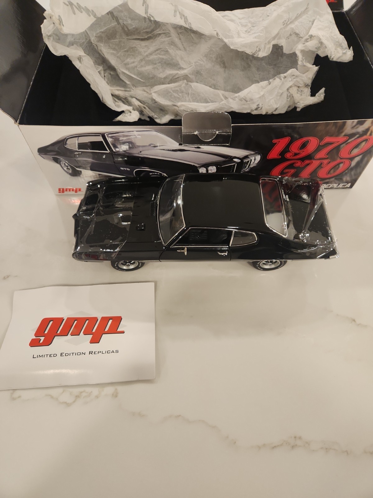 GMP 1:18 1970 GTO G1801210 Black 1 Of 750