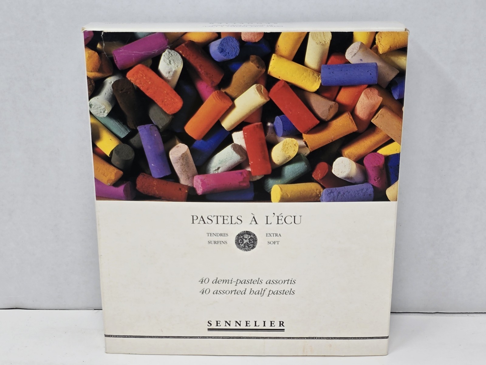 Sennelier Extra Soft Pastels 40 Half Sticks Assorted Colors - Open Box