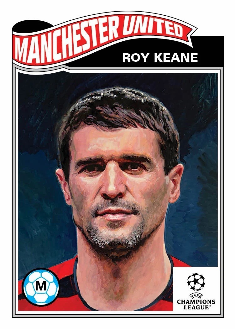 Roy Keane Topps 2026 UCC Living Set #920 UEFA PRESALE