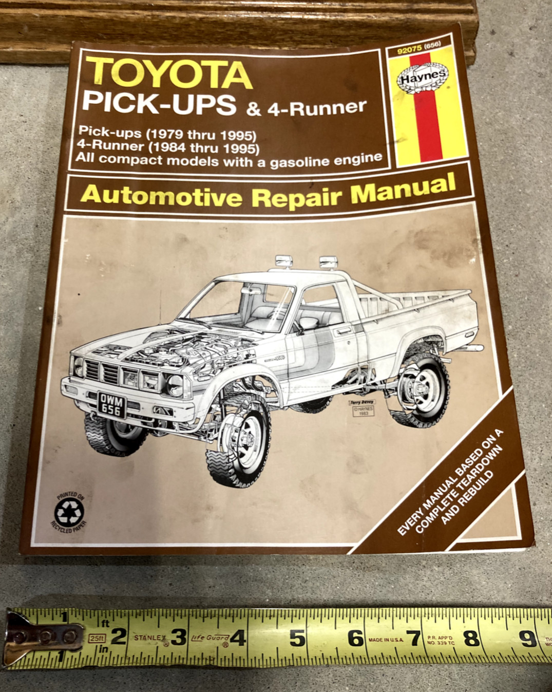 Haynes Toyota Pick-ups & 4 Runner Automotive Repair Manual