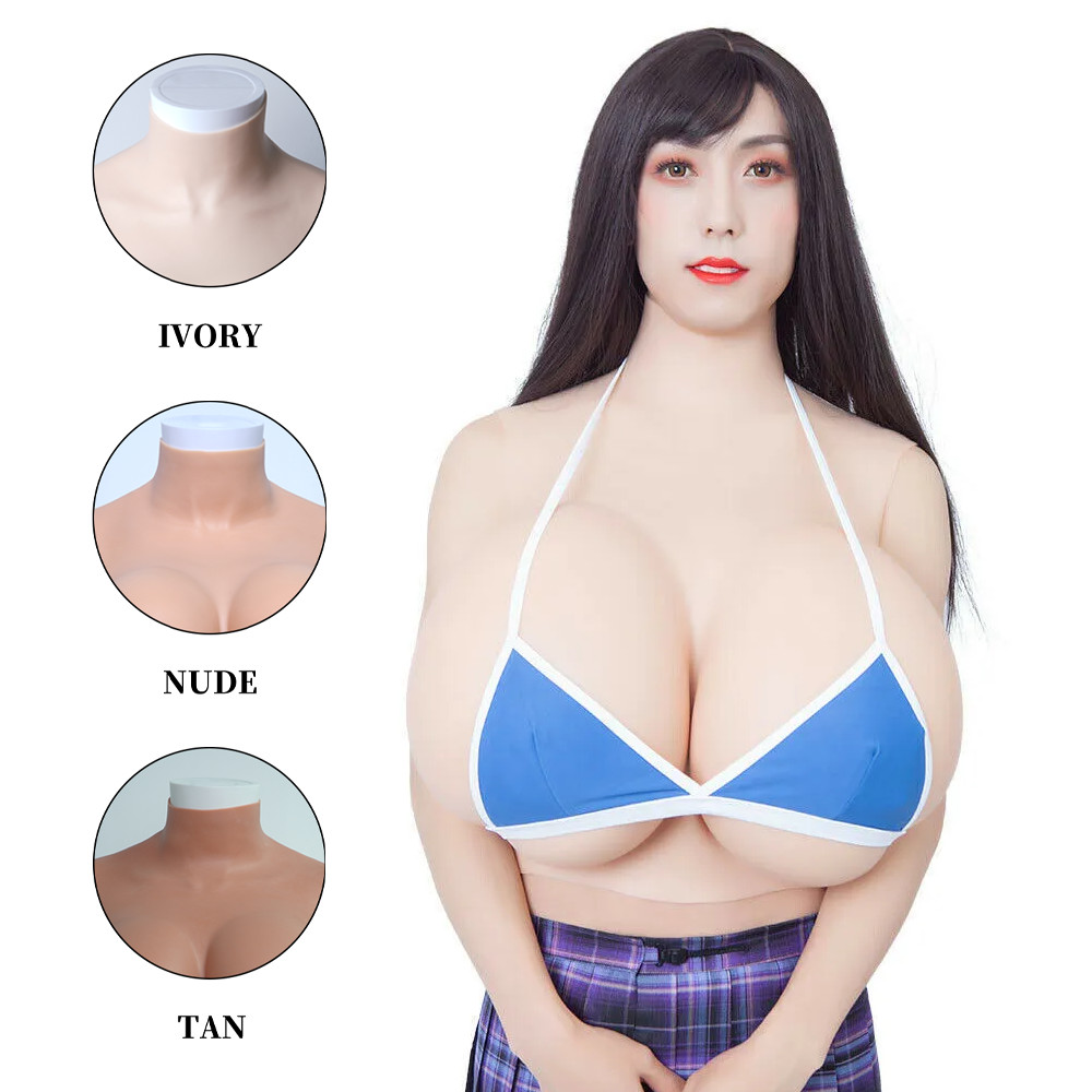 X Cup Huge Boobs S Cup Silicone Breast Forms Breastplate Crossdresser Drag Queen