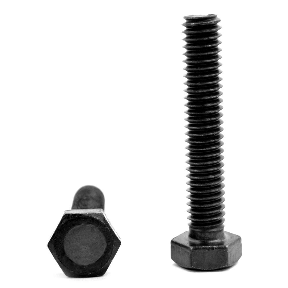 1/2-13 x 3 (FT) Coarse Grade 8 Hex Tap (Full Thread) Bolt Black Oxide