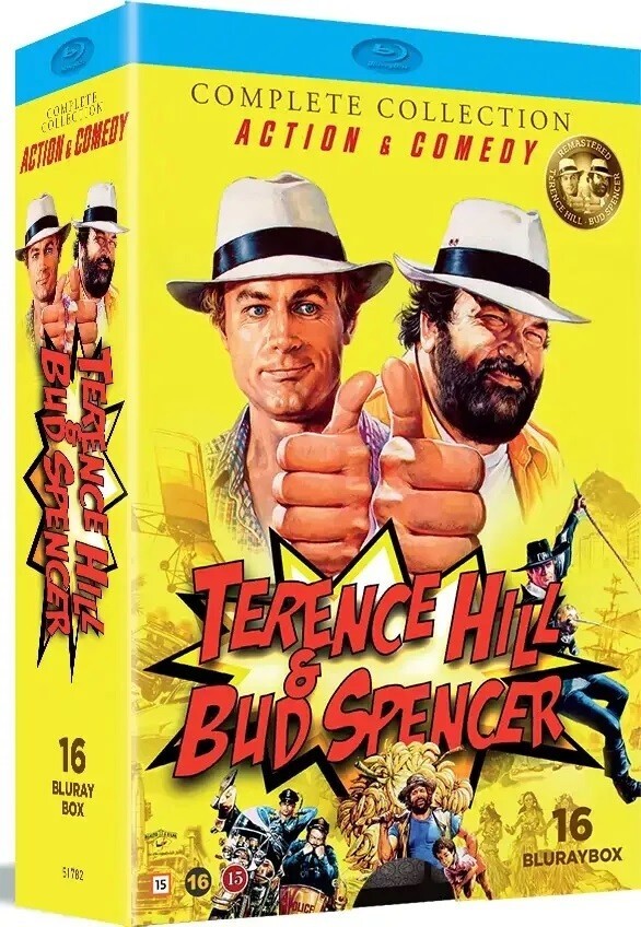 Terence Hill & Bud Spencer 16 Film Collection Blu-Ray NEW (Please Read ItemDesc)