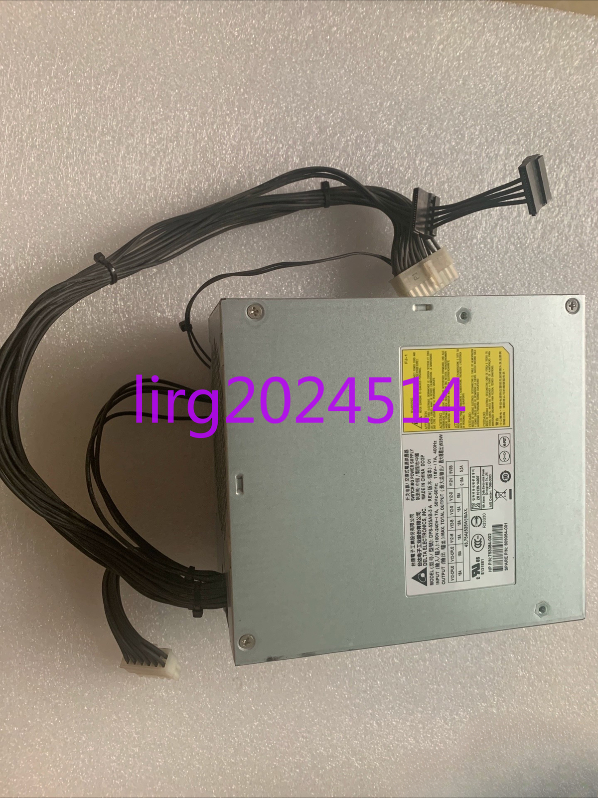 1pc used  HP DPS-525AB-3A Z440 525W 753084-002 809054-001
