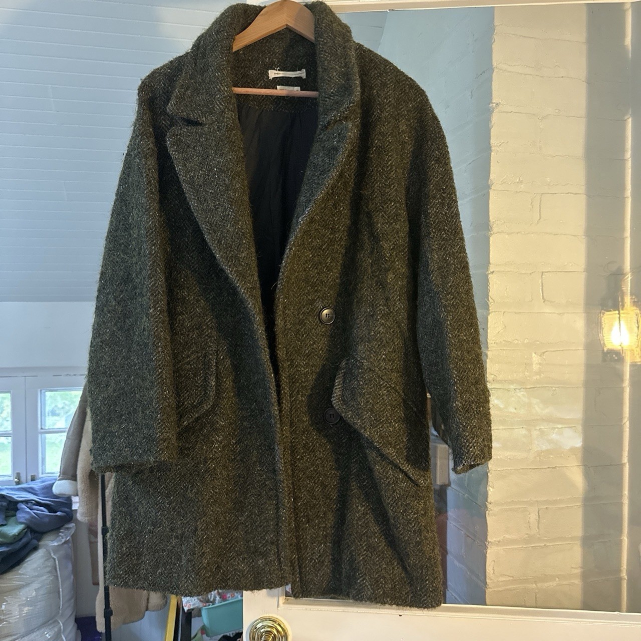 Isabel Marant Etoile wool blend herringbone coat Size 4 Isabel Marant Etoile wool blend herringbone coat Size 4