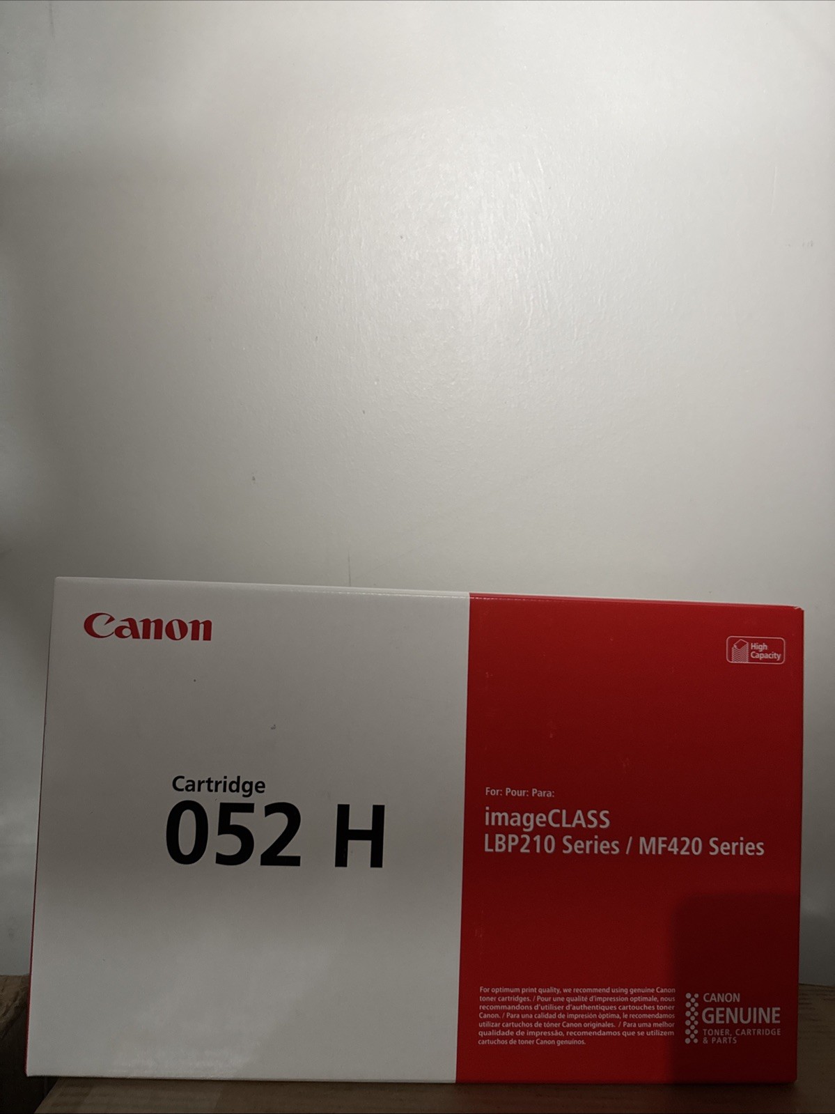 Genuine Canon 052H Black High-Yield Toner 2200C001 Series LBP210 MF420 UNS