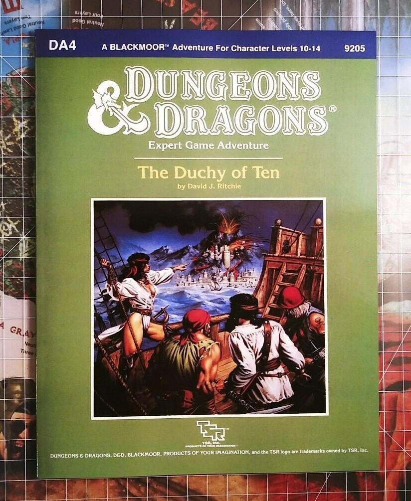 DA4 The Duchy of Ten - Dungeons & Dragons - Blackmoor
