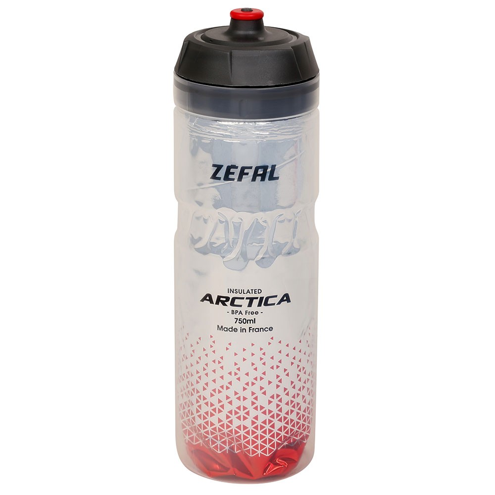 Zefal Unisex\'s Arctica 75 Insulated Bottle Red