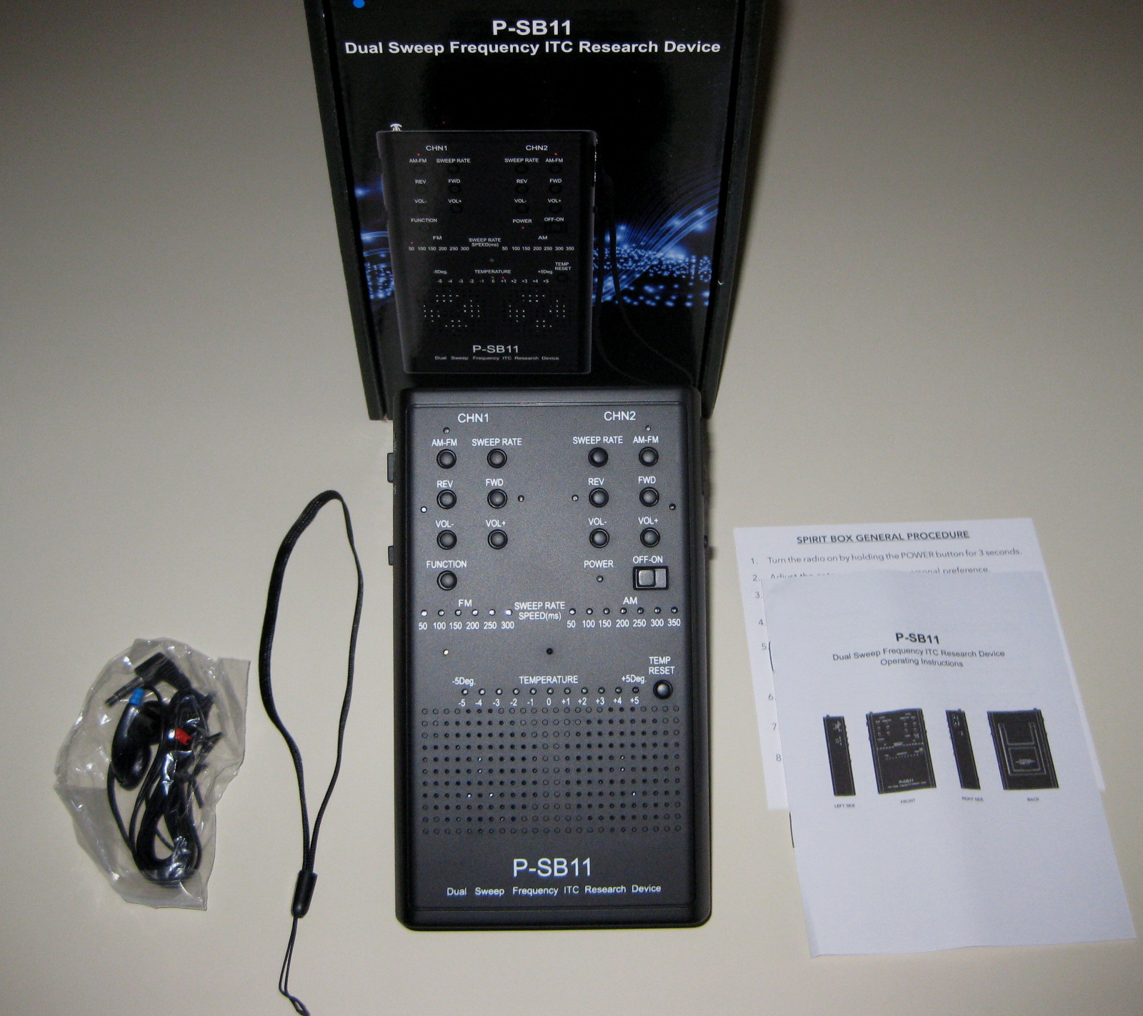 BLEMISHED P-SB11 PSB11 Dual Paranormal Spirit Box ~ Ghost Hunting Equipment Tool
