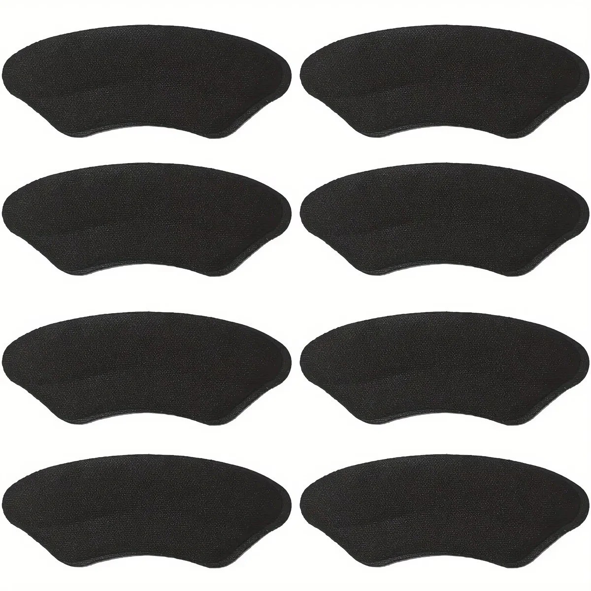 8Pcs Black Heel Pads for Shoes  - Cushion Inserts Grips ,Prevent Heel Slip