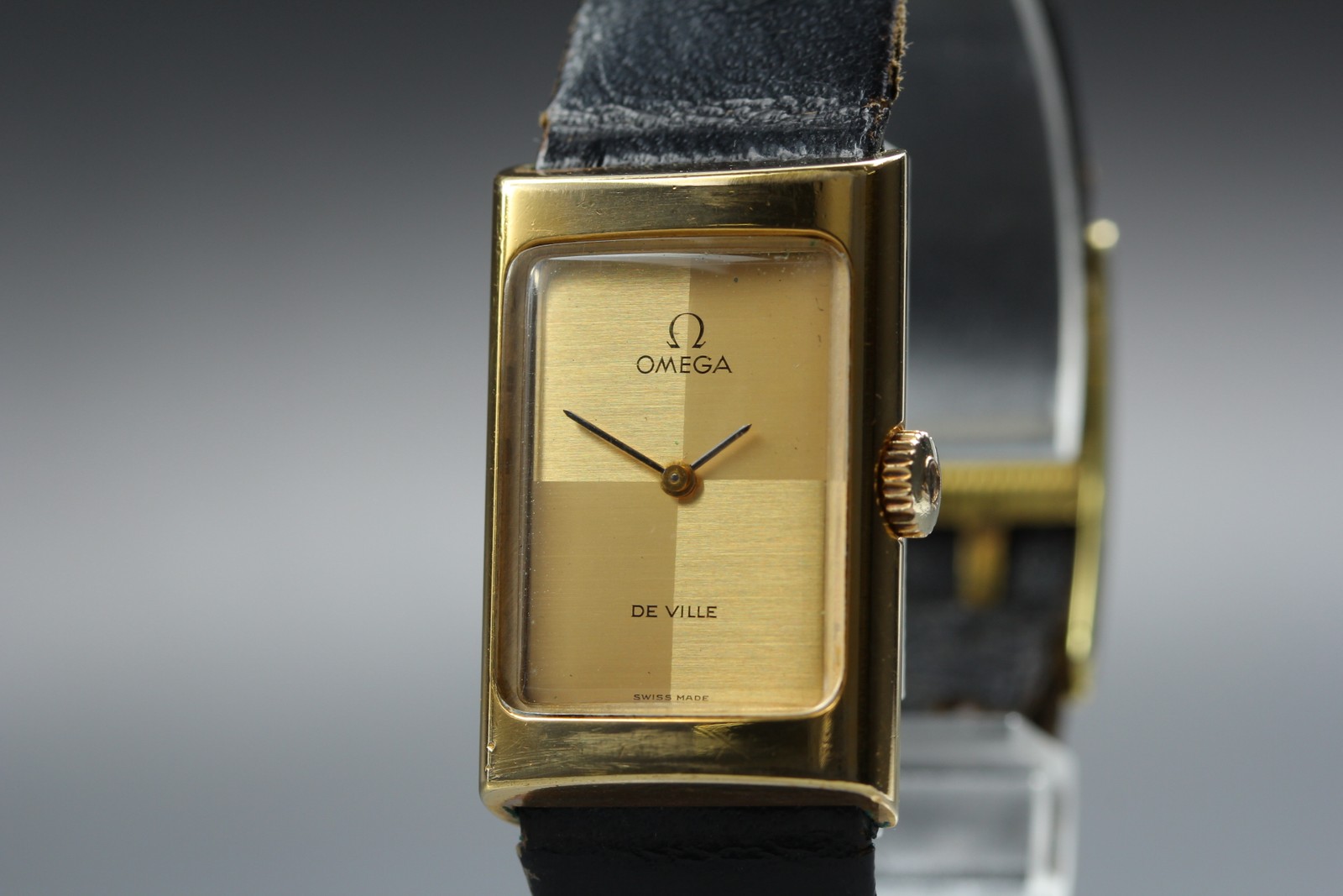 *Exc+5* Vintage OMEGA De Ville Ref.511.0458 Gold Tank Manual Unisex 20mm Watch