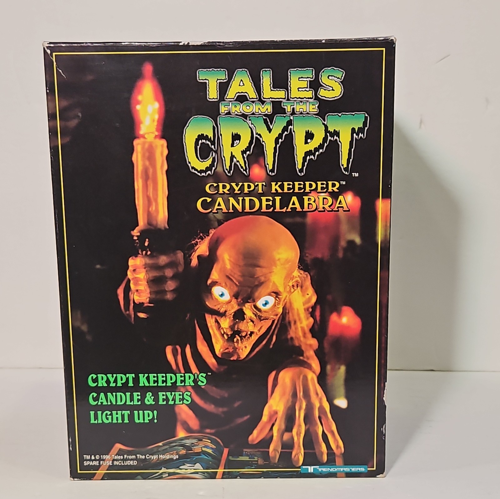 Trendmasters - Tales From The Crypt Candelabra Crypt Keeper Light Up - WORKING