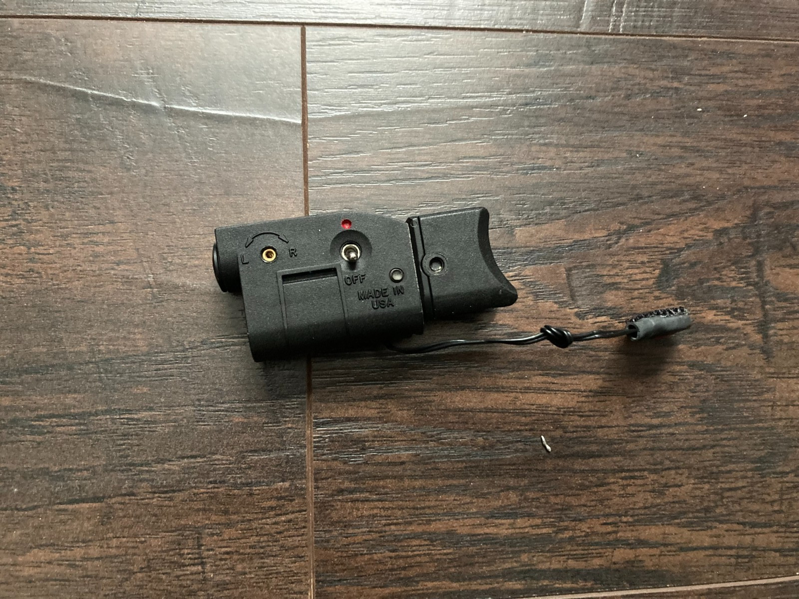 Vintage Laser Devices Inc universal trigger guard mounted laser, working Vintage Laser Devices Inc universal trigger guard mounted laser, working