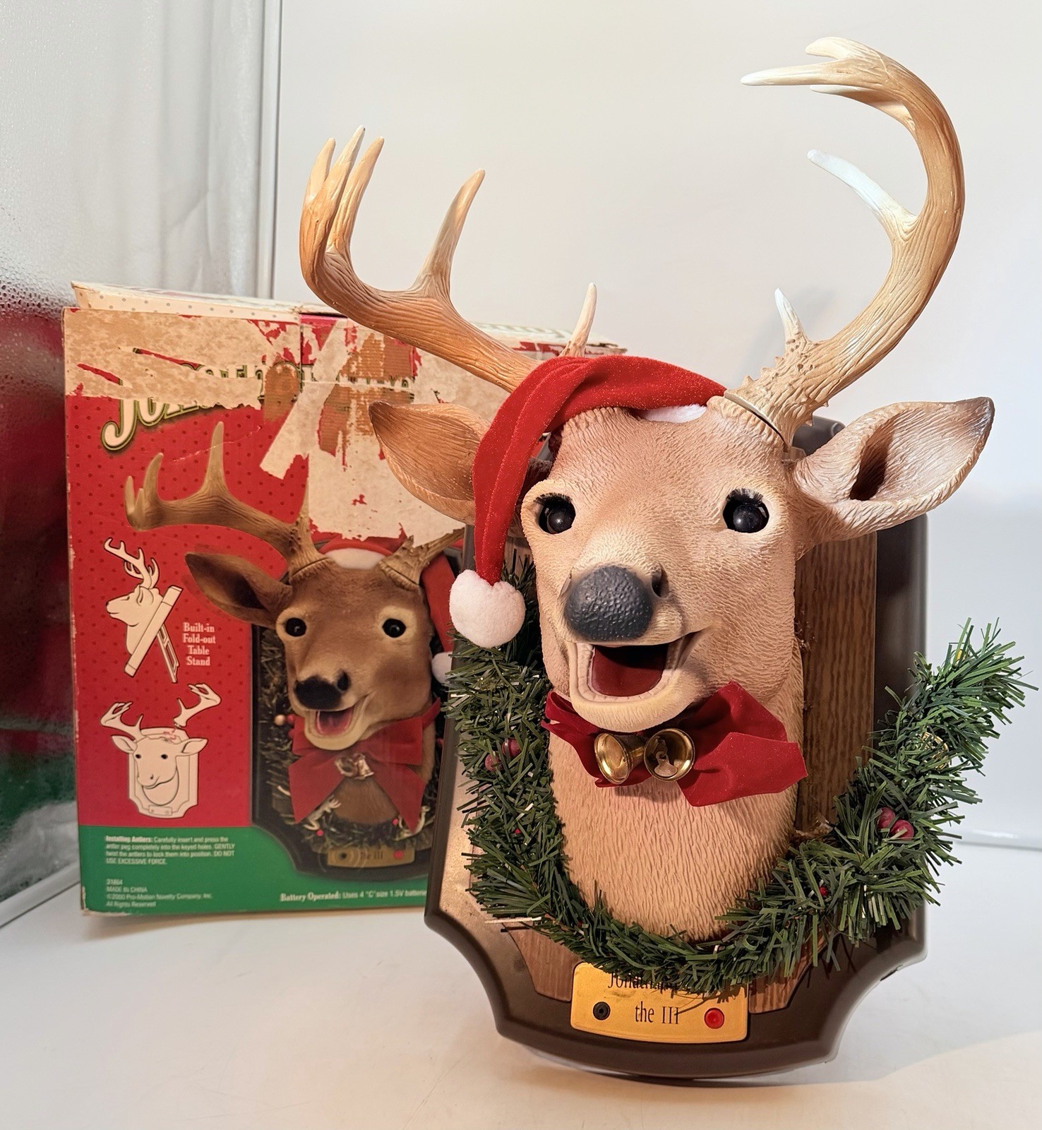 Vintage Jonathan Deer The III Singing And Talking Deer Works Great Vintage Jonathan Deer The III Singing And Talking Deer Works Great