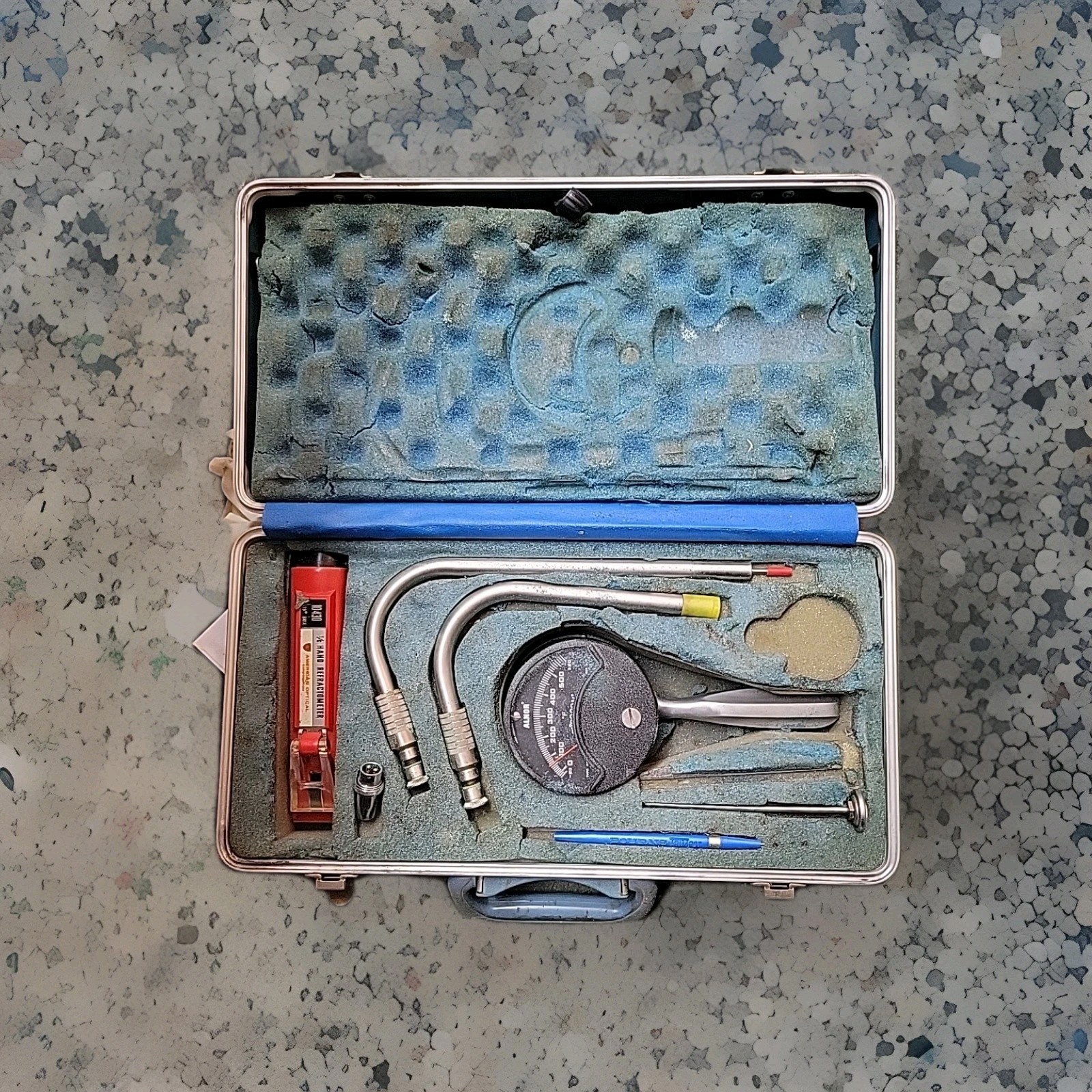 Vintage Circa 1940/50s ALNOR PYROCON Temperature Probe & CASE 