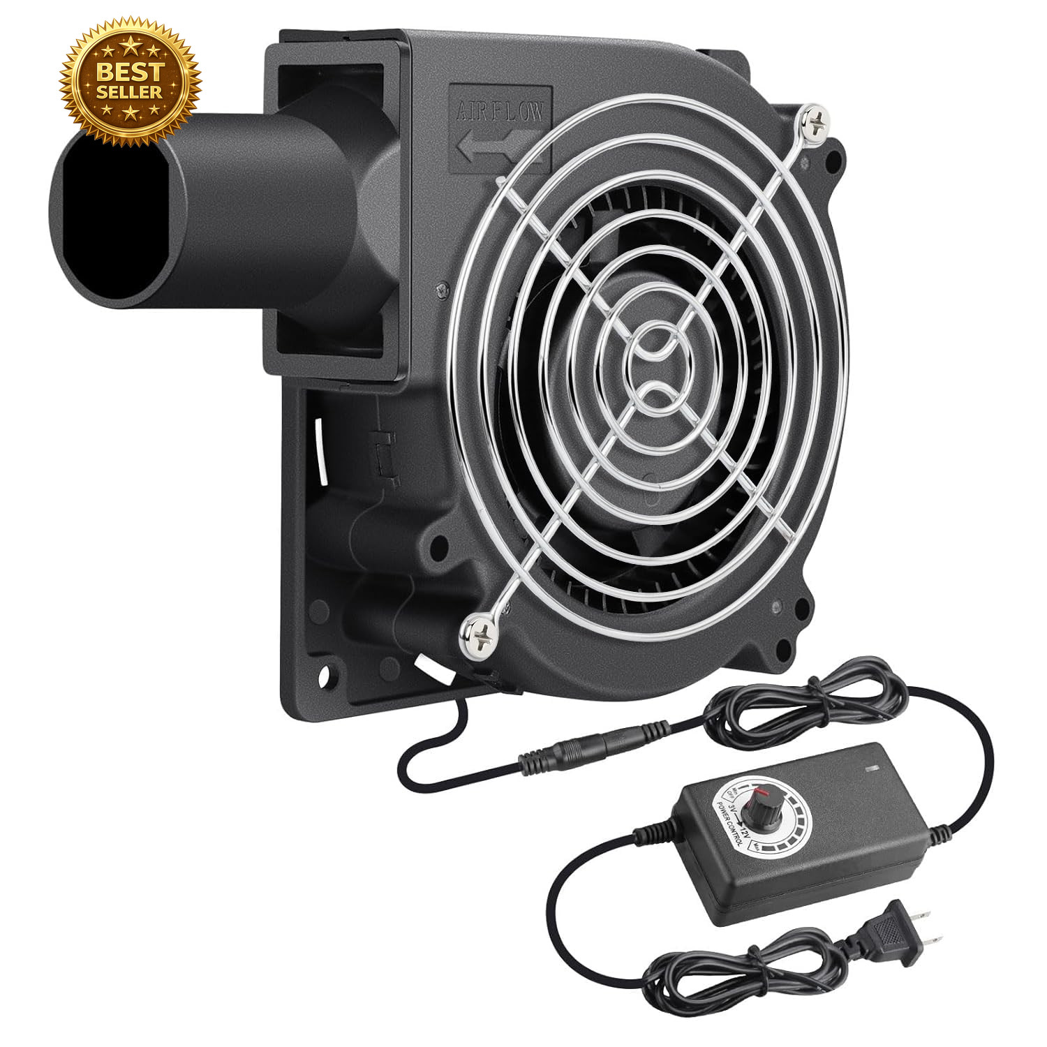 120Mm X 32Mm Small Blower Fan 12V with AC 110V 120V Variable Speed